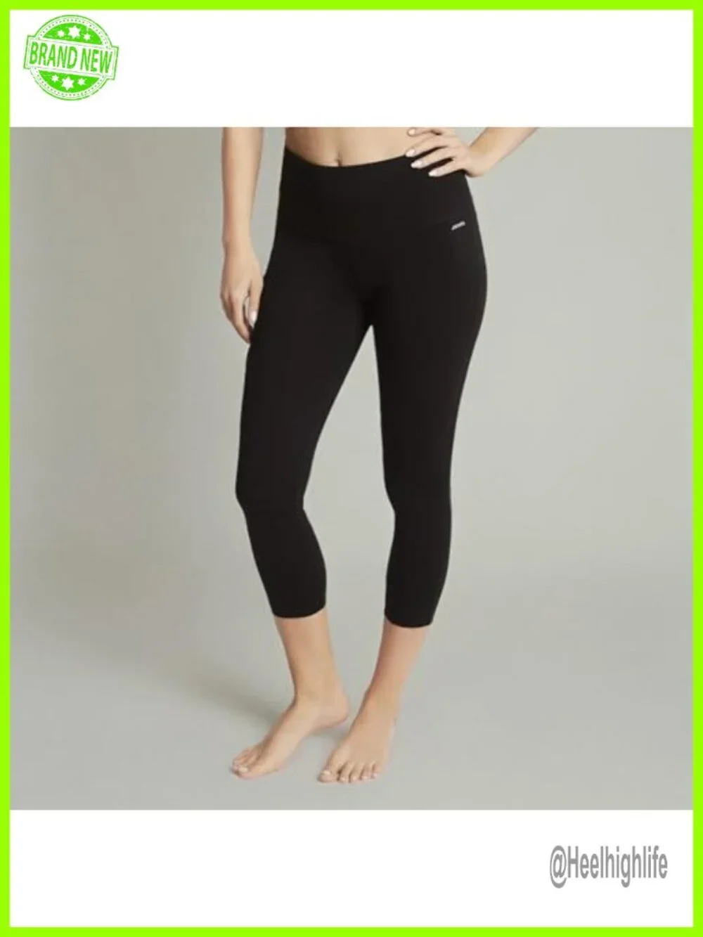 Jockey Women's Cotton Stretch Basic Capri Leggings, Athletic Yoga Pants